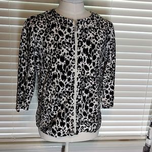 Onque Casuals leopard print light jacket